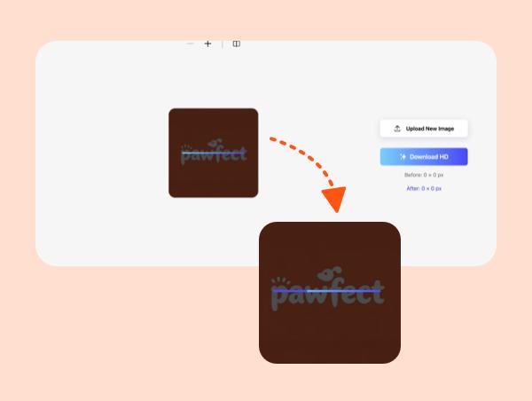 Step 2: AI Processing to Upscale Image Resolution